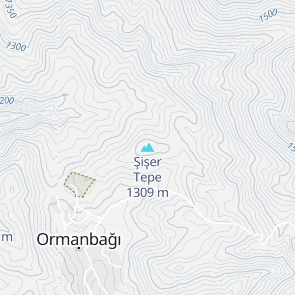 Map of Şişer Tepe