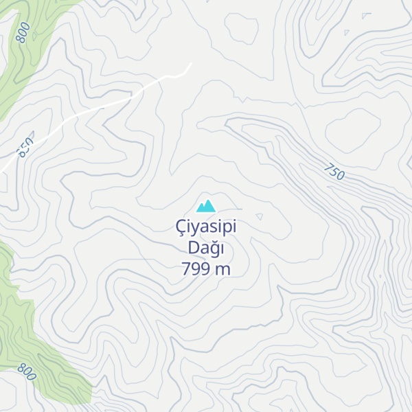 Map of Çiyasipi Dağı