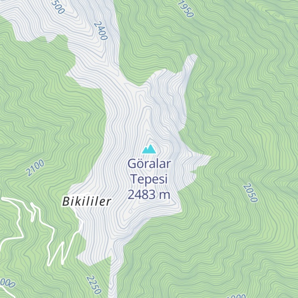 Map of Göralar Tepesi