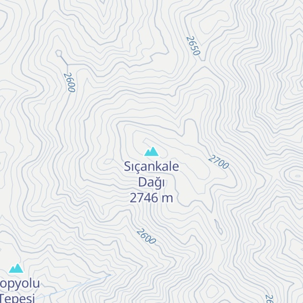 Map of Sıçankale Dağı