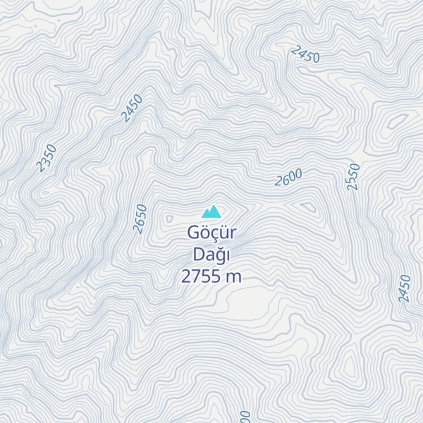 Map of Göçür Dağı