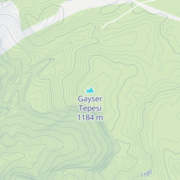 Map of Gayser Tepesi