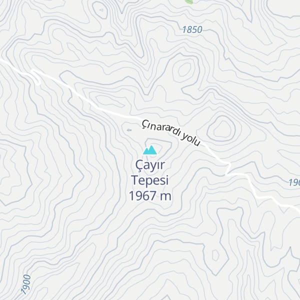 Map of Çayır Tepesi