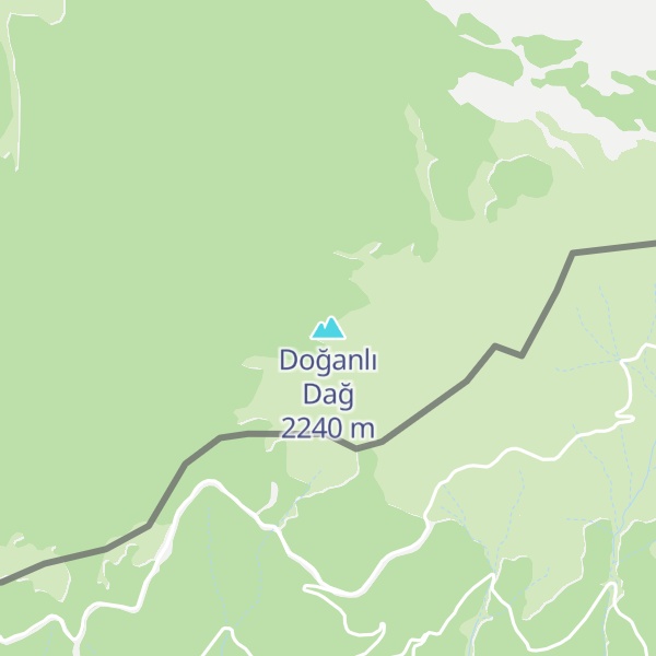 Map of Doğanlı Dağ