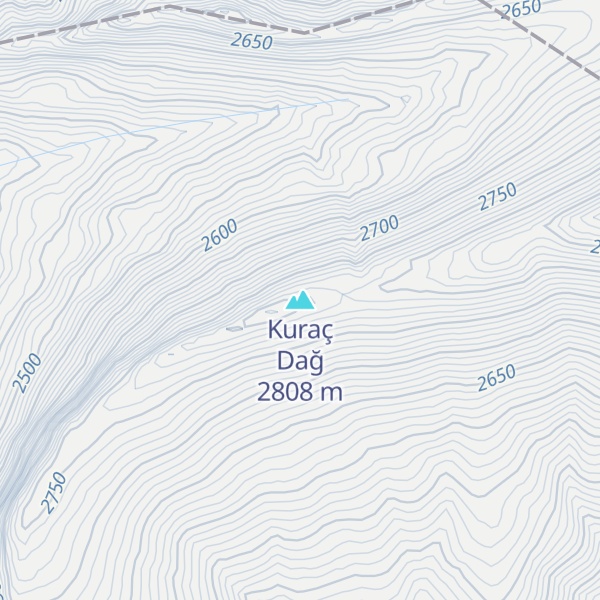 Map of Kuraç Dağ