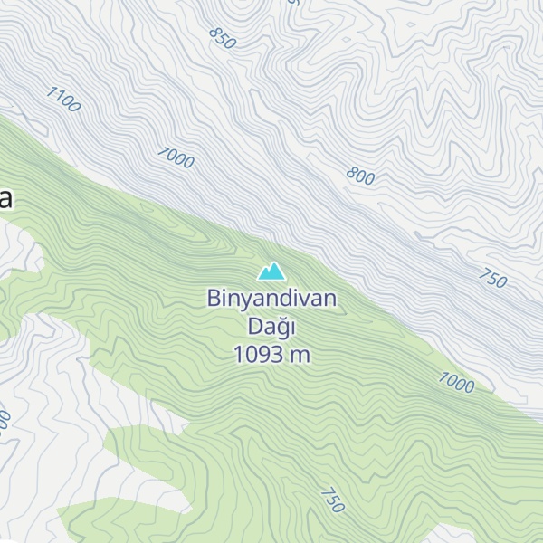 Map of Binyandivan Dağı