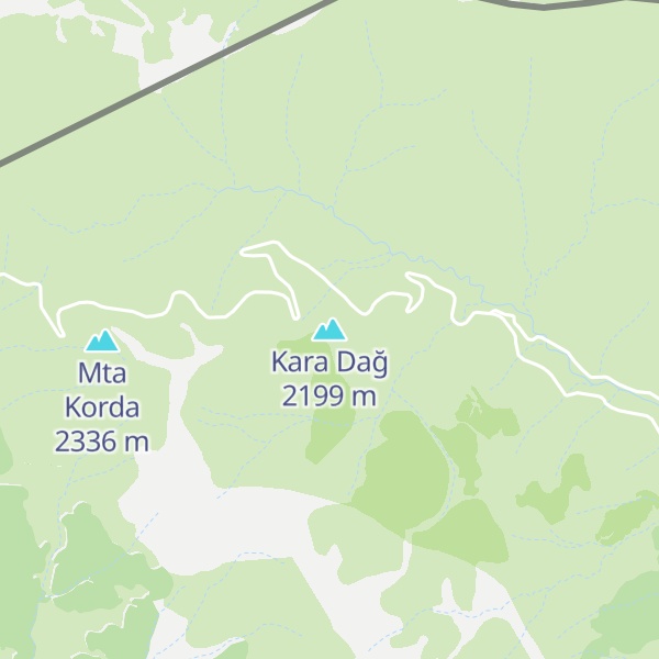 Map of Kara Dağ