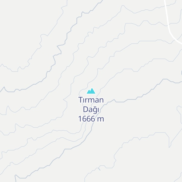 Map of Tırman Dağı