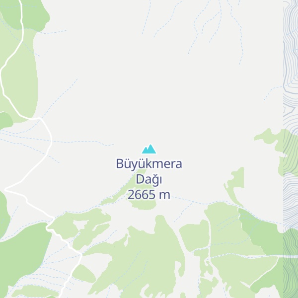 Map of Büyükmera Dağı