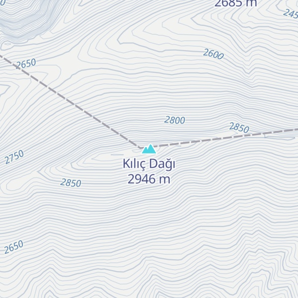 Map of Kılıç Dağı
