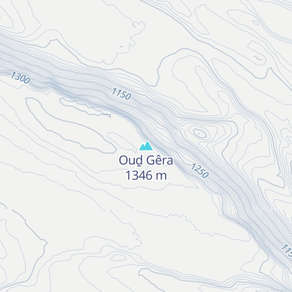 Map of Ouḏ Gêra