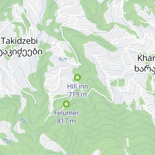 Map of Hill inn
