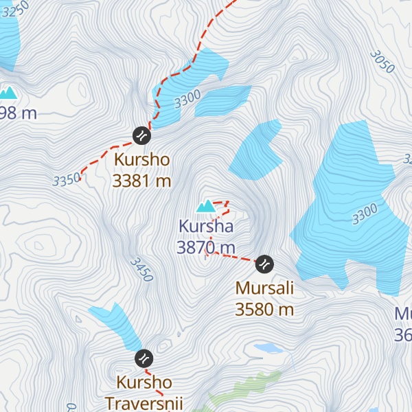 Map of Kursha