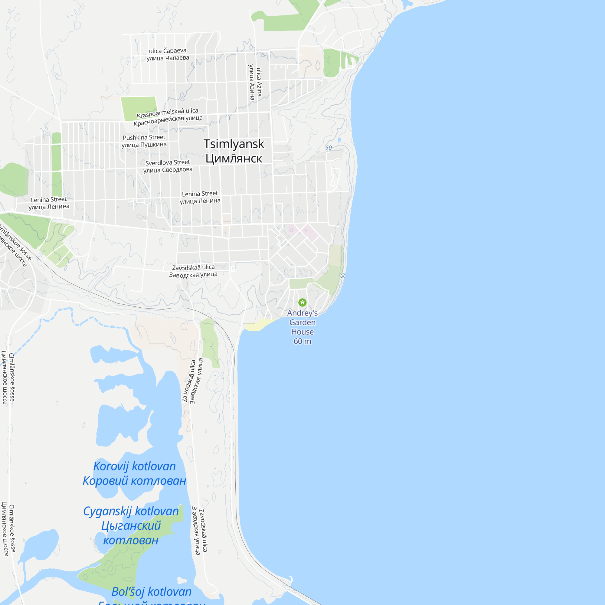 Andrey's Garden House map