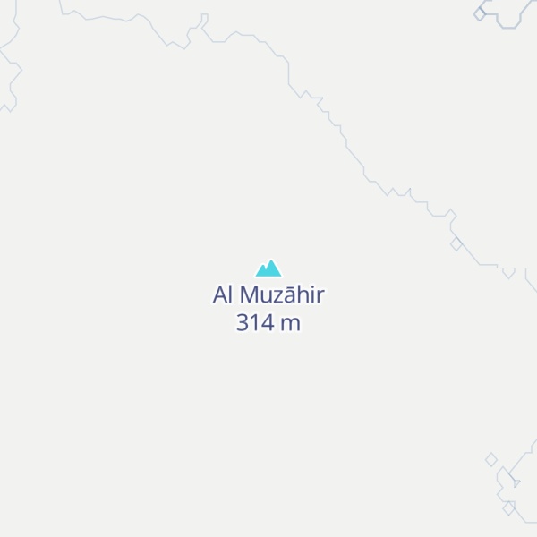 Map of Al Muzāhir