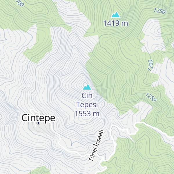 Map of Cin Tepesi