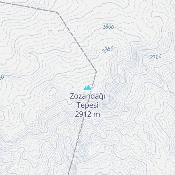 Map of Zozandağı Tepesi