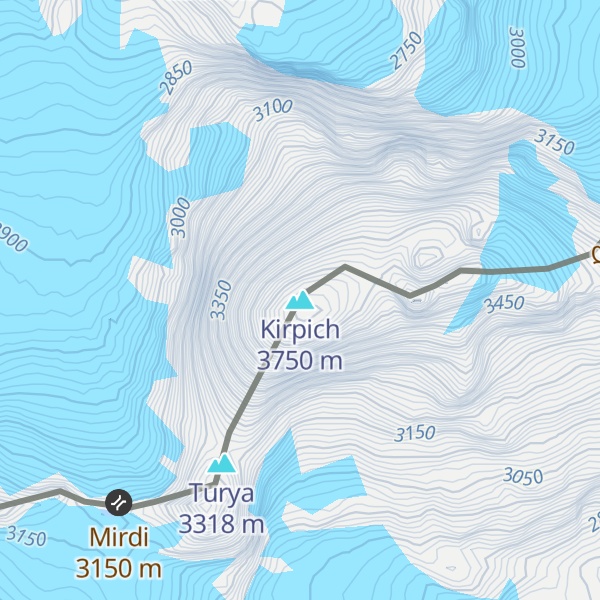 Map of Kirpich