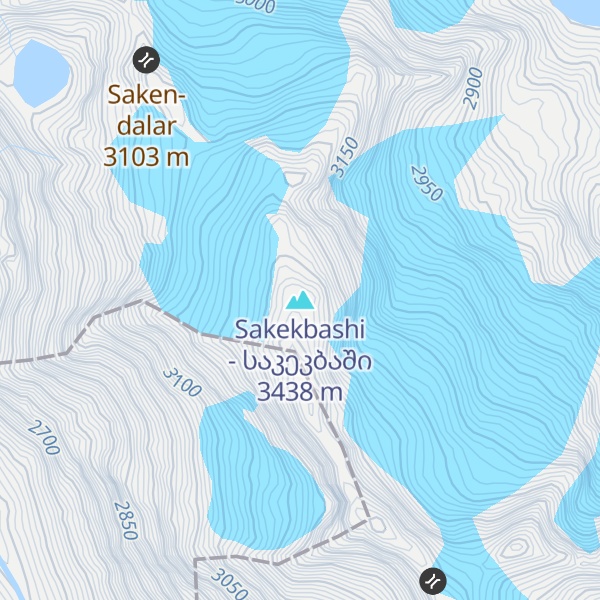 Map of Sakekbashi - საკეკბაში