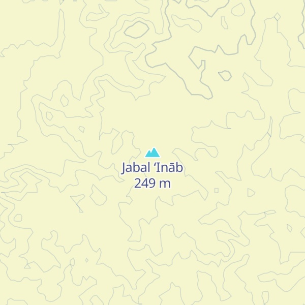 Map of Jabal ‘Ināb
