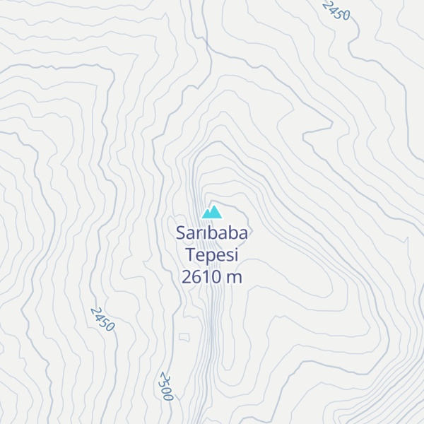 Map of Sarıbaba Tepesi
