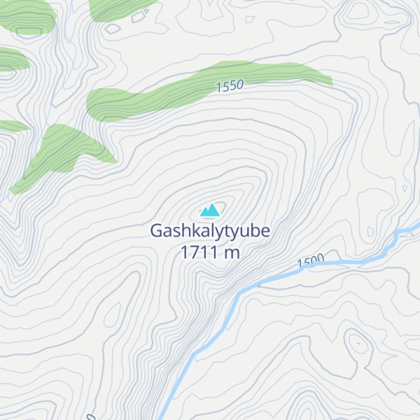 Map of Gashkalytyube