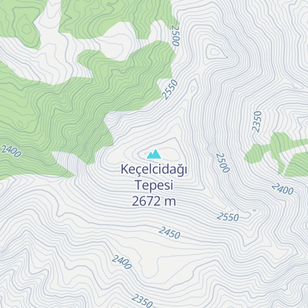Map of Keçelcidağı Tepesi