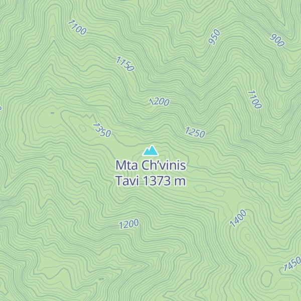 Map of Mta Ch’vinis Tavi