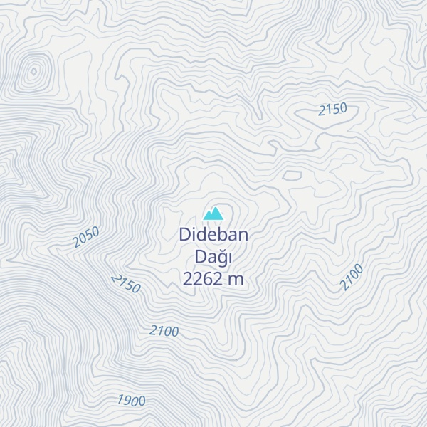 Map of Dideban Dağı