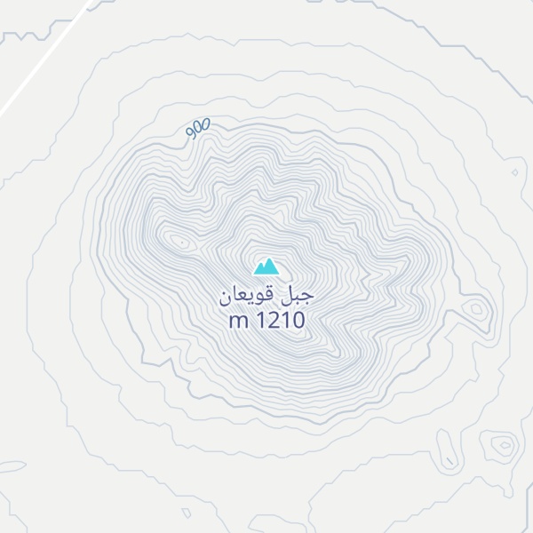 Map of جبل قويعان