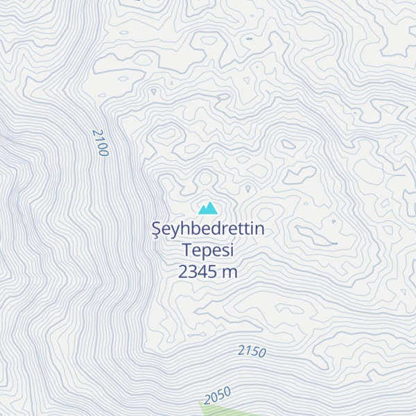 Map of Şeyhbedrettin Tepesi