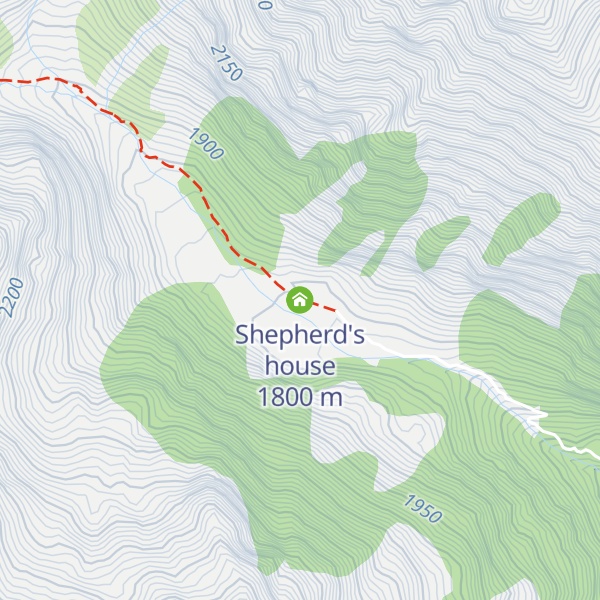 Map of Shepherd's house