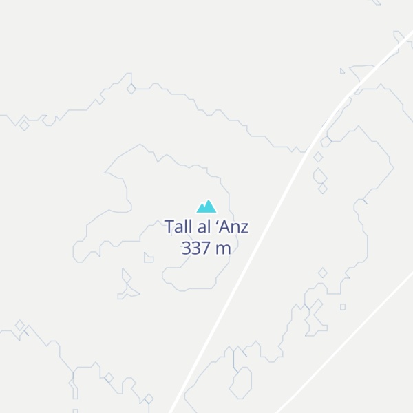 Map of Tall al ‘Anz