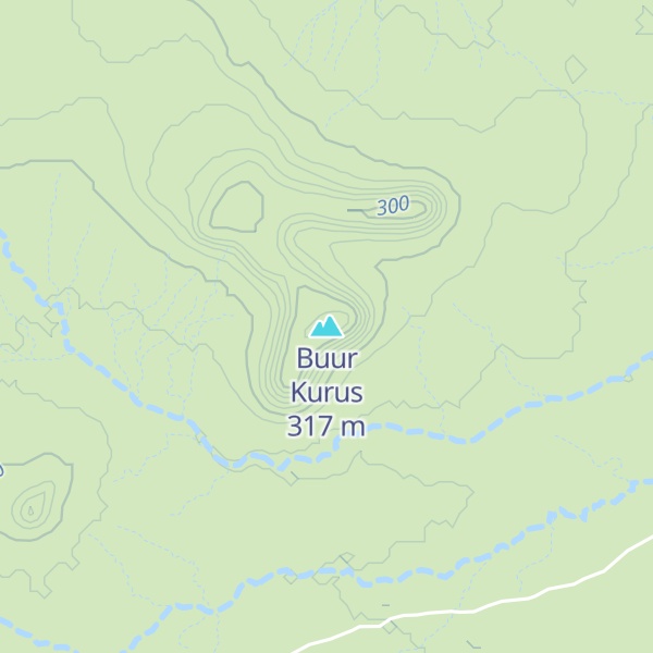 Map of Buur Kurus