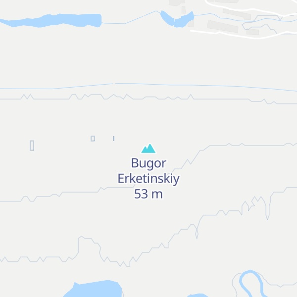Map of Bugor Erketinskiy