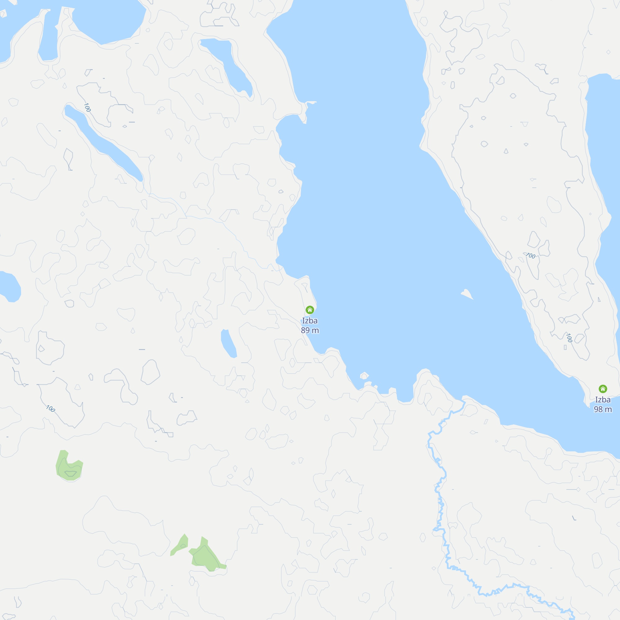 Izba map