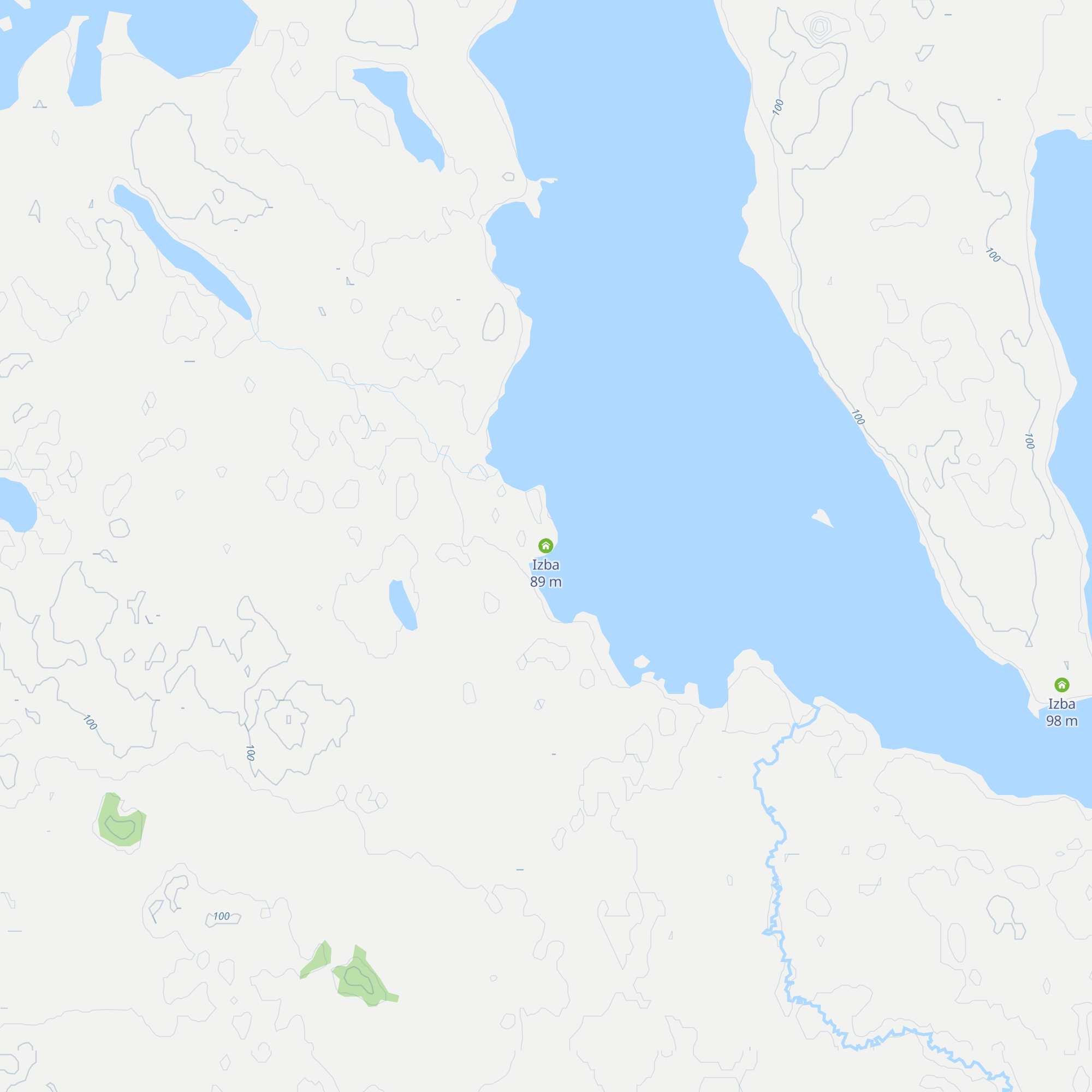 Izba map