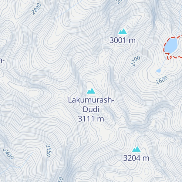 Map of Lakumurash-Dudi