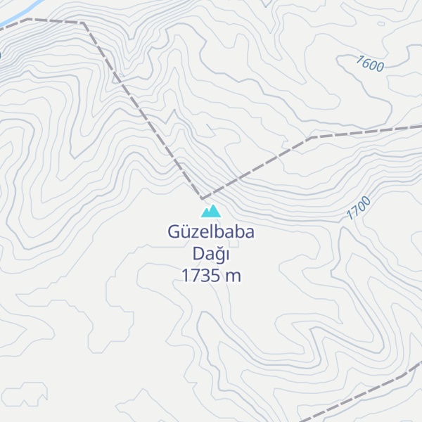 Map of Güzelbaba Dağı