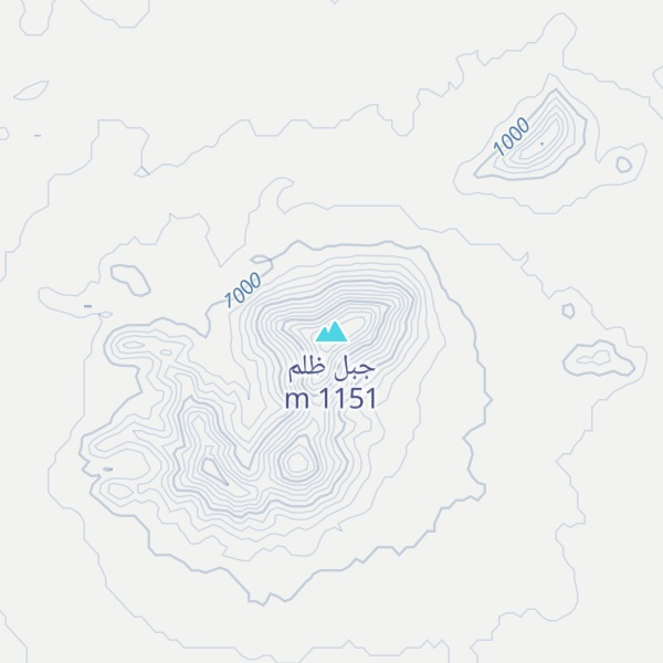 Map of جبل ظلم