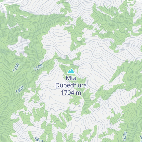 Map of Mta Dubech’ura