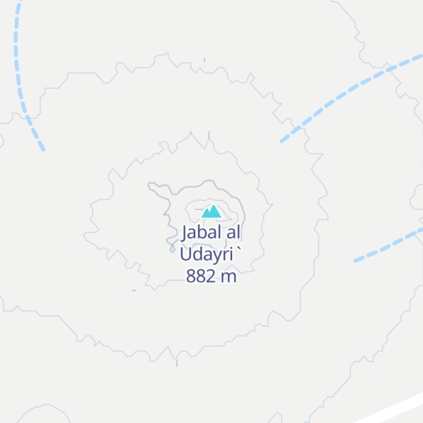 Map of Jabal al Udayri`