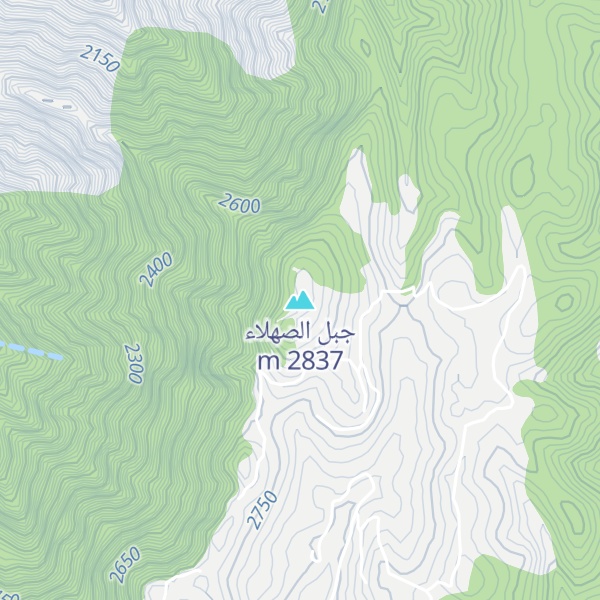 Map of جبل الصهلاء