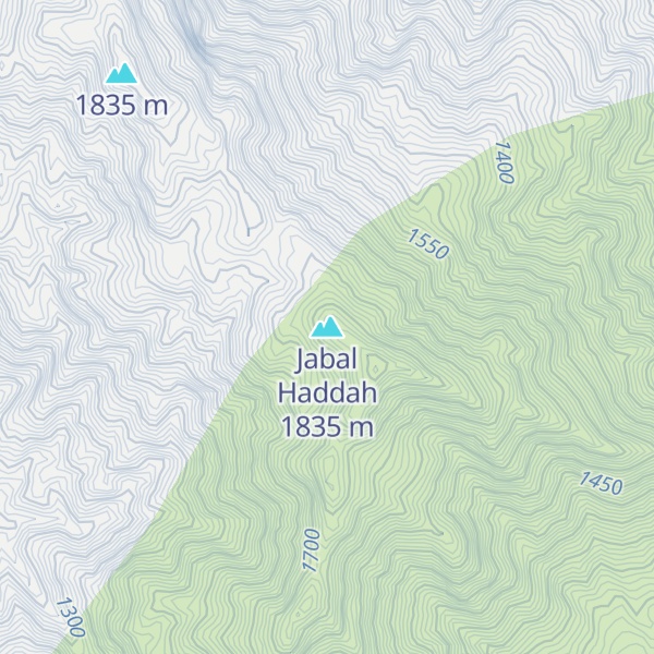 Map of Jabal Haddah