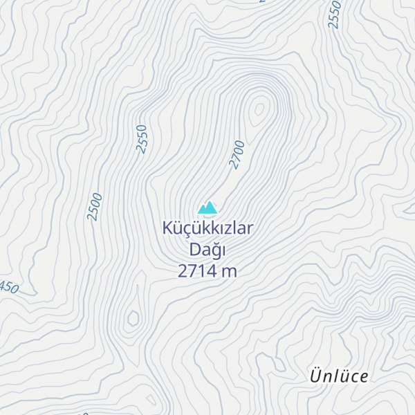 Map of Küçükkızlar Dağı