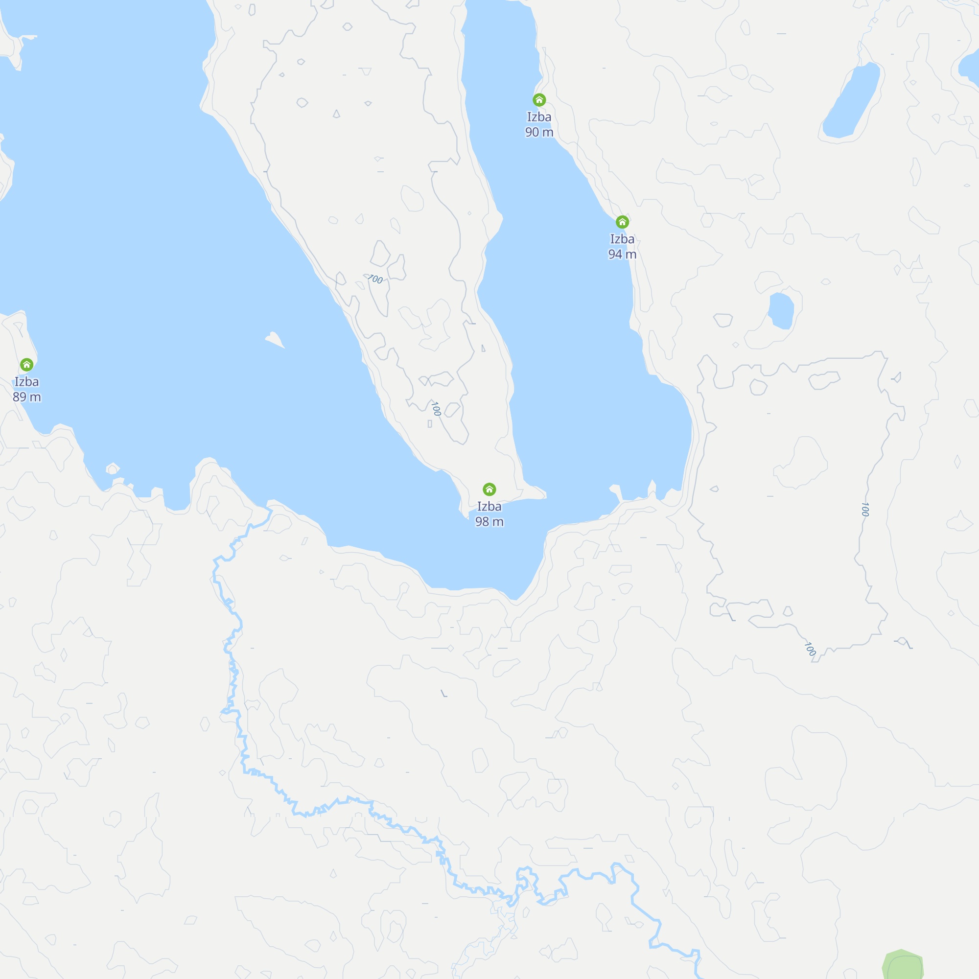 Izba map