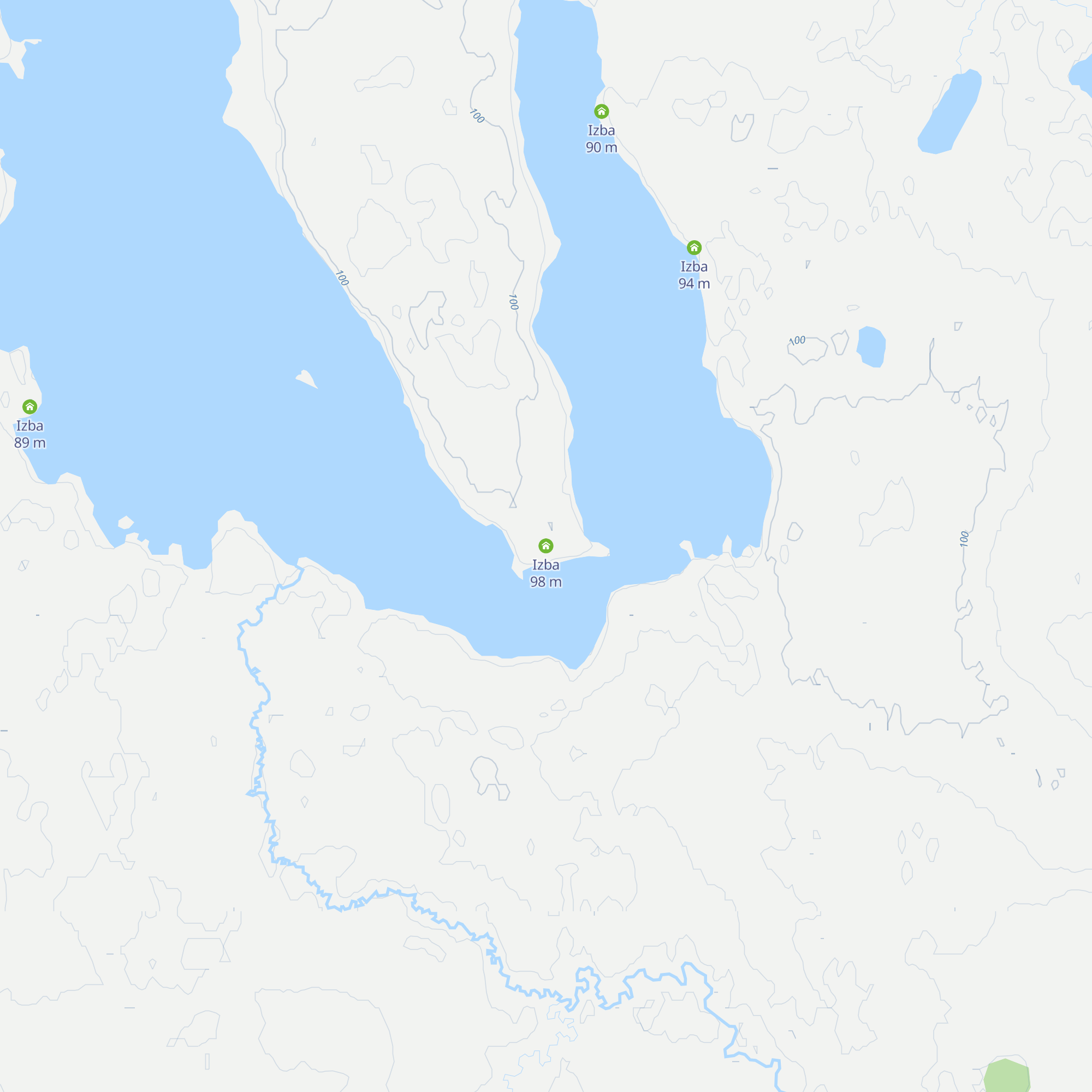 Izba map