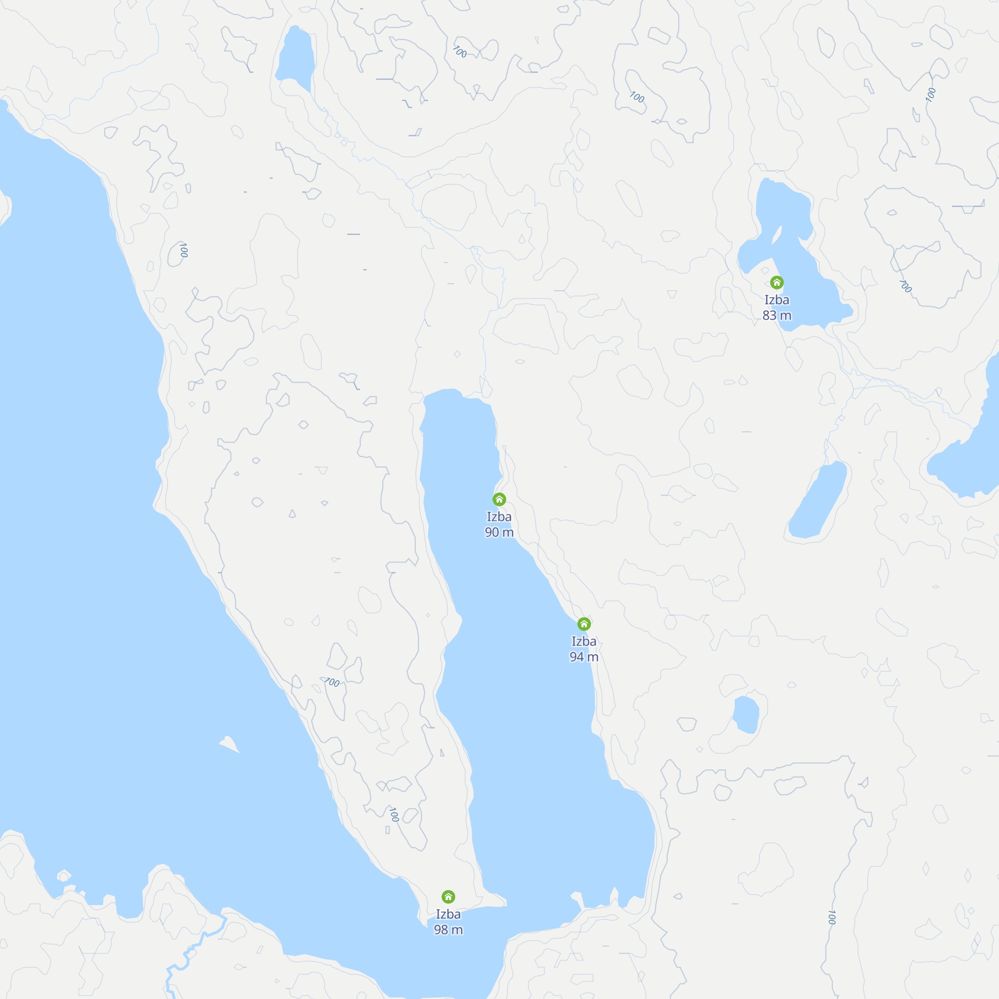 Izba map
