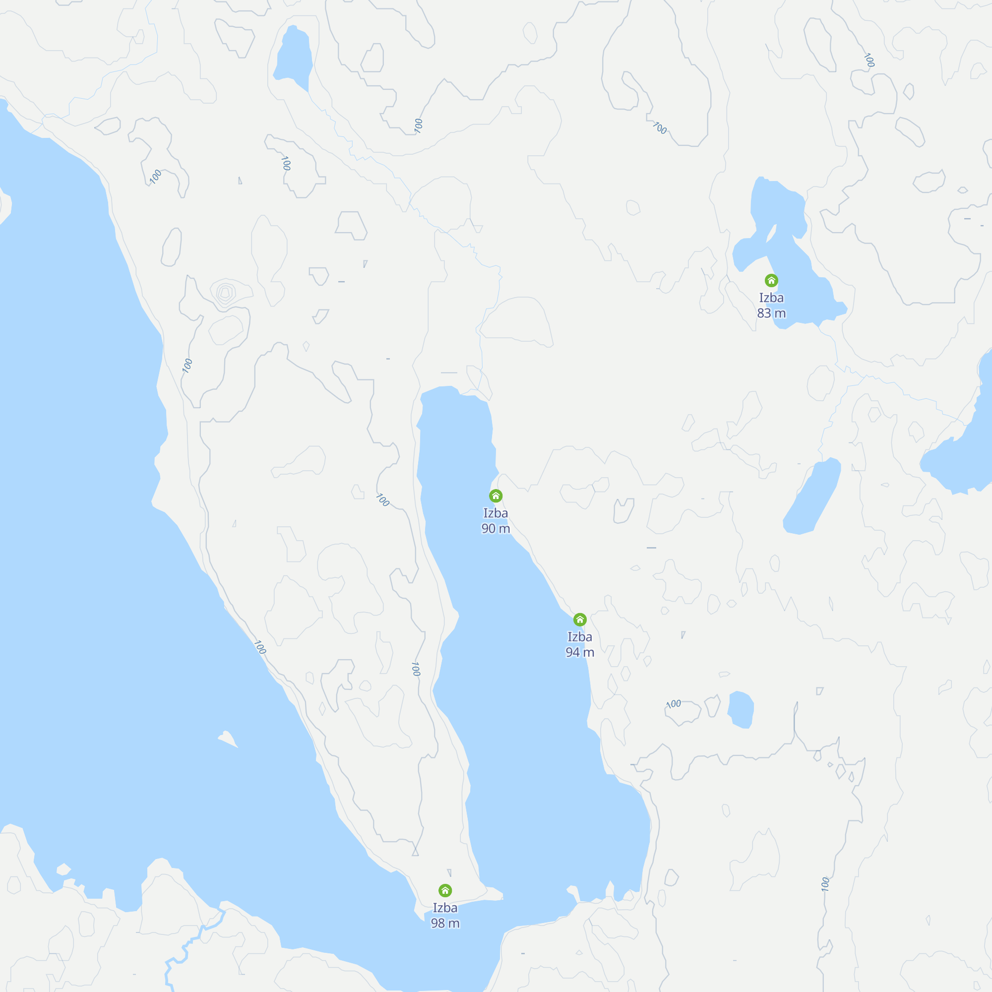 Izba map