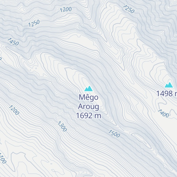 Map of Mêgo Aroug